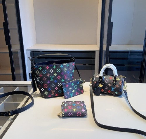 Split leather bag a set,3A ,no box,  B75-221