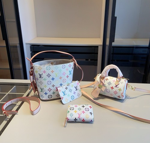 Split leather bag a set,3A ,no box,  B75-220