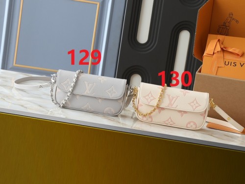 Split leather bag ,4A , size 23.5*12*4.3cm, no box,  B68-129-130