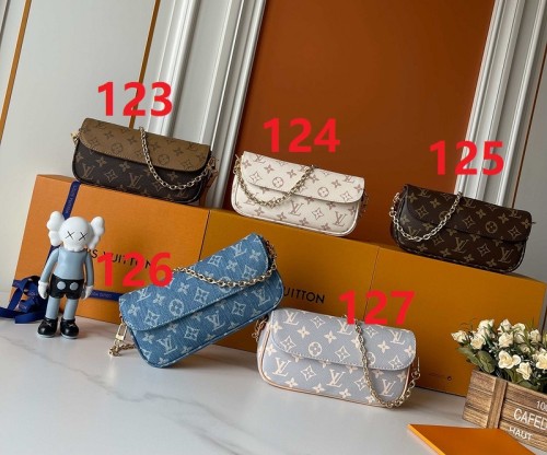 Split leather bag ,4A , size 23.5*12*4.3cm, no box,  B68-123-127