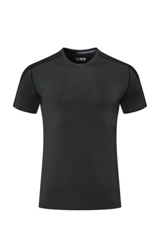 Men's Quick-dry Sports Fitness T-shirt Black #205