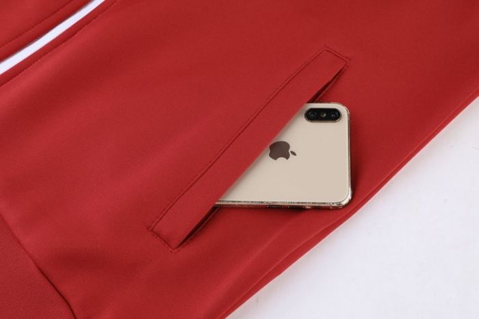 Adult Track Jacket and Pants Set Jujube red #NJ01