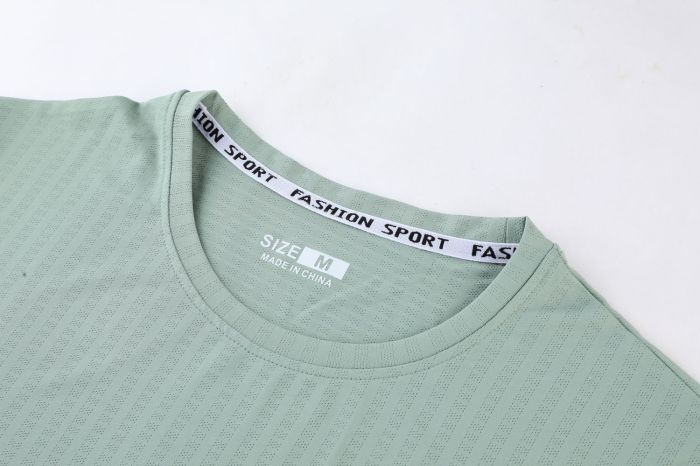 Men's Quick-dry Sports Fitness T-shirt Light army green #201