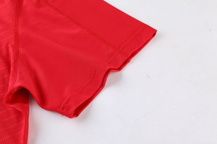 Men's Quick-dry Sports Fitness T-shirt Red #203