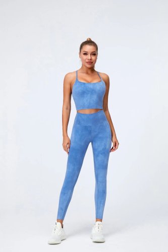 Womens Yoga Fitness Running Top and Pants Set L3035+L3033