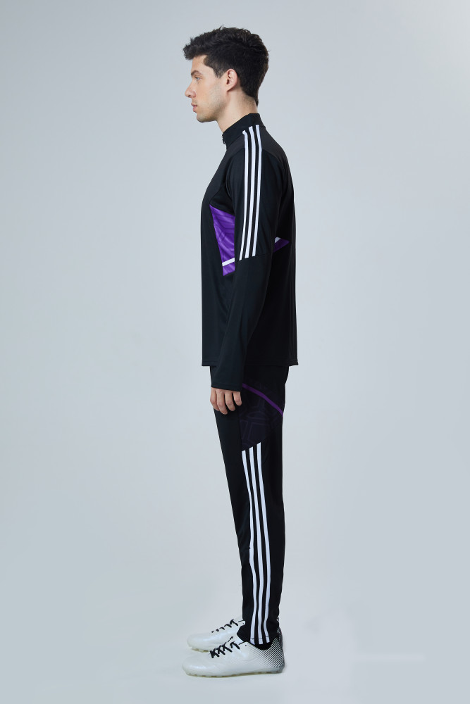 Adult Half-Zip Training Top and Pants Set #B201