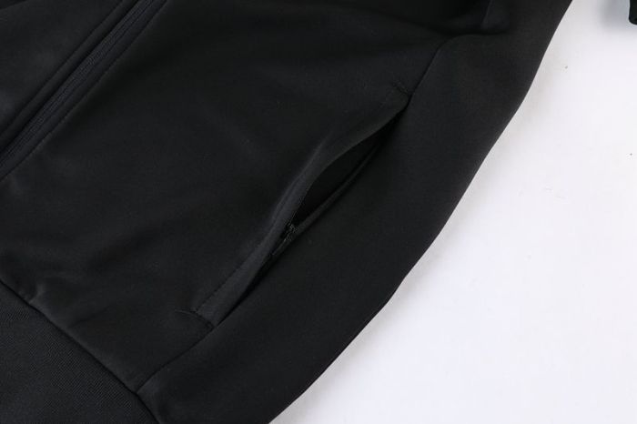 Adult Track Jacket and Pants Set Black/Green #NJ02