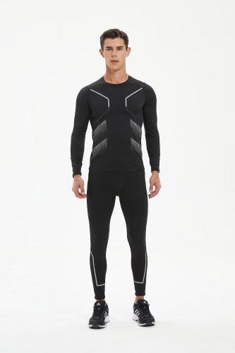 Men's Quick-dry Sports Fitness Top and Pants Set