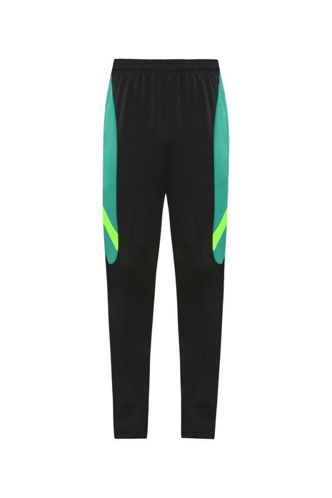 Adult Track Jacket and Pants Set Black/Green #NJ02