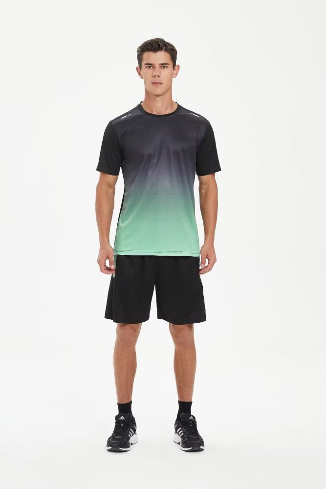 Men's Quick-dry Sports Fitness Shirt and Shorts Kit