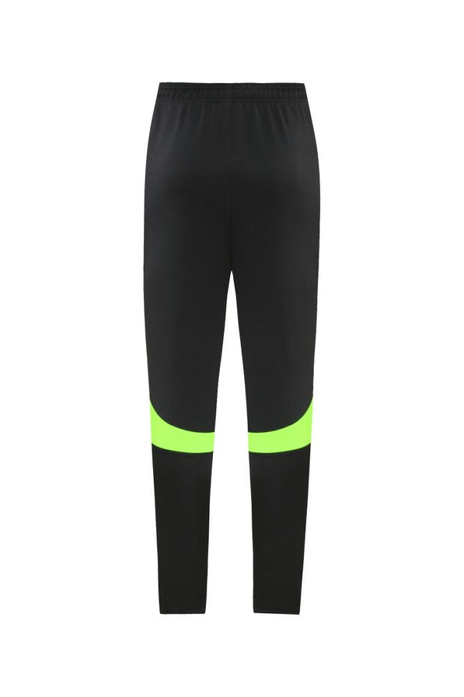 Adult Track Jacket and Pants Set Black/Green #NJ01