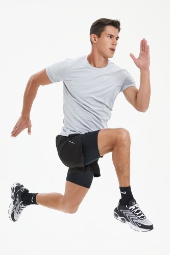 Men's Quick-dry Sports Fitness Shirt and Shorts Kit