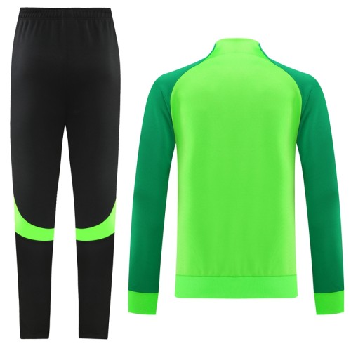 Adult Track Jacket and Pants Set Green #NJ01