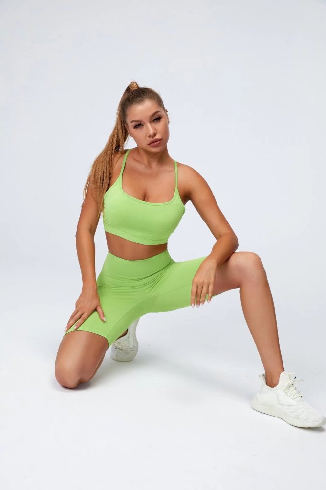 Womens Yoga Fitness Running Top and Pants Set 21108+L3005