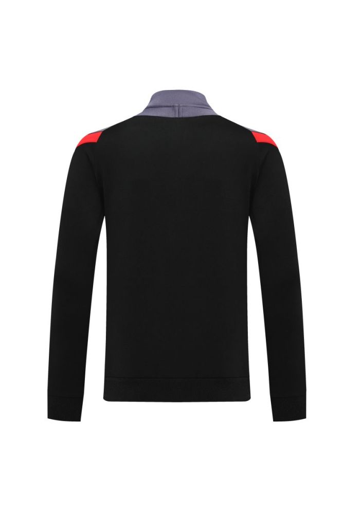 Adult Track Jacket and Pants Set Black/Purple #NJ02
