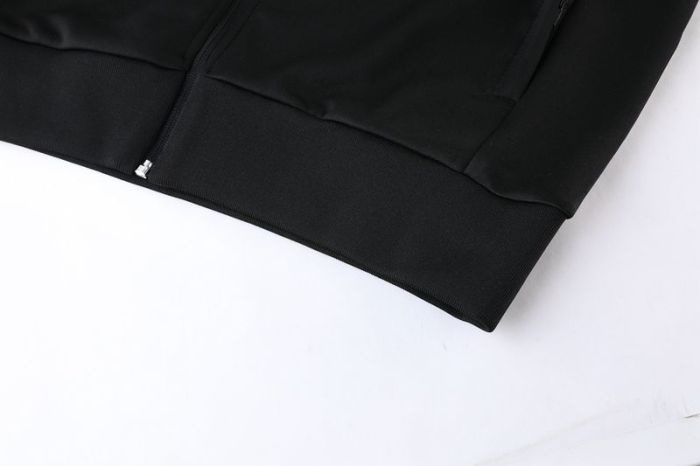 Adult Track Jacket and Pants Set Black/Green #NJ02