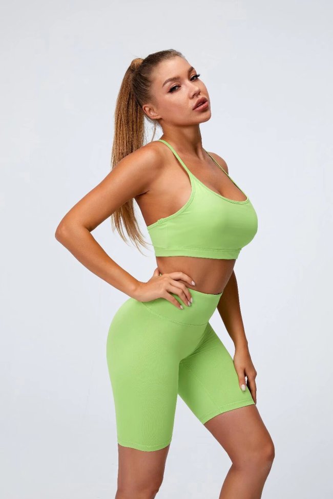 Womens Yoga Fitness Running Top and Pants Set 21108+L3005