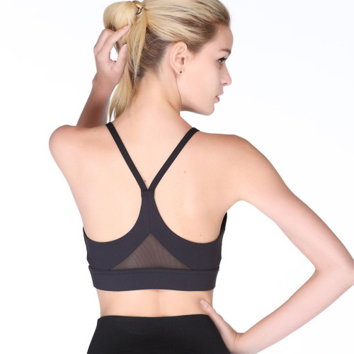 Yoga Fitness Running Top Black Y003