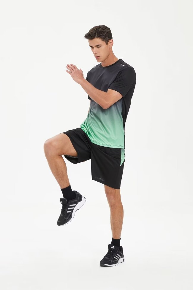 Men's Quick-dry Sports Fitness Shirt and Shorts Kit