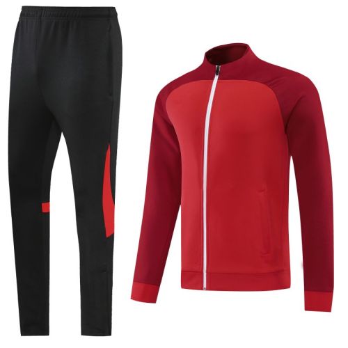 Adult Track Jacket and Pants Set Jujube red #NJ01