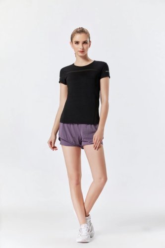 Women's Quick-dry Sports Fitness Top and Shorts Kit