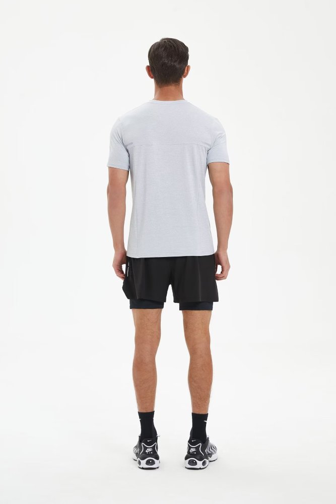 Men's Quick-dry Sports Fitness Shirt and Shorts Kit