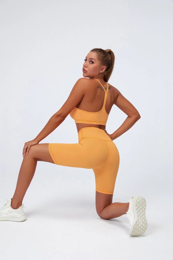 Womens Yoga Fitness Running Top and Pants Set 21108+L3005