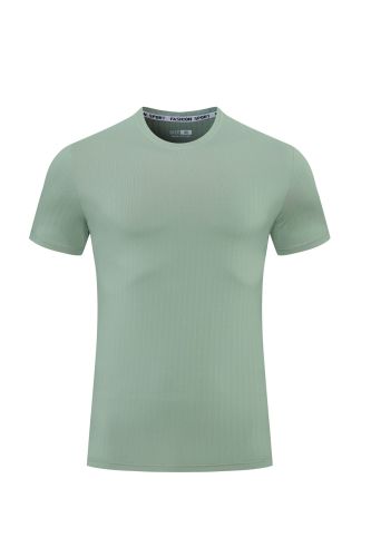 Men's Quick-dry Sports Fitness T-shirt Light army green #201