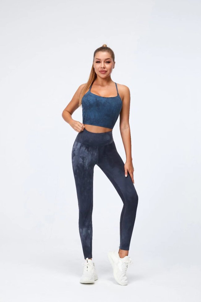 Womens Yoga Fitness Running Top and Pants Set L3032+L3033