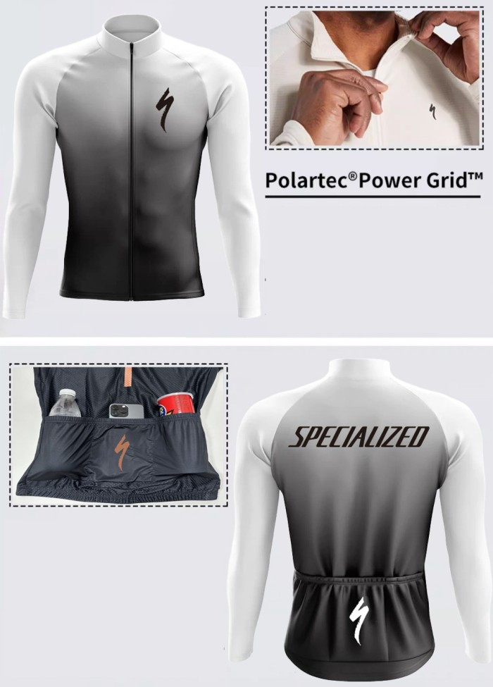 Winter Mens Road Race Pro Team Cycling Long-sleeved Fleece Suit