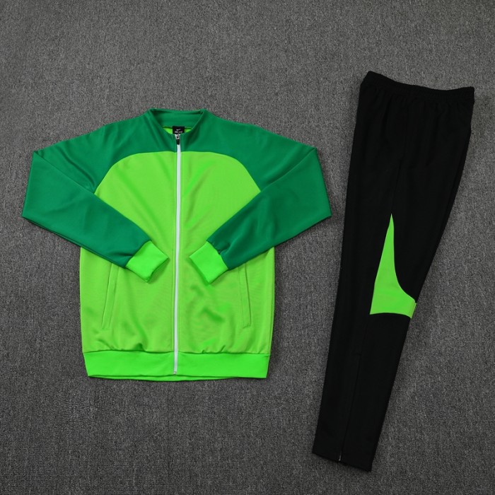 Adult Track Jacket and Pants Set Green #NJ01