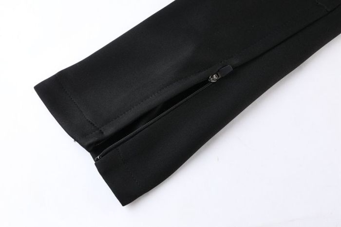 Adult Track Jacket and Pants Set Black/Green #NJ02