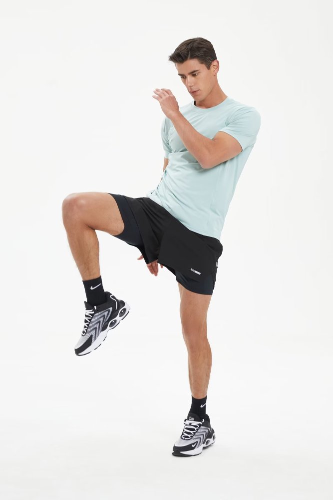 Men's Quick-dry Sports Fitness Shirt and Shorts Kit