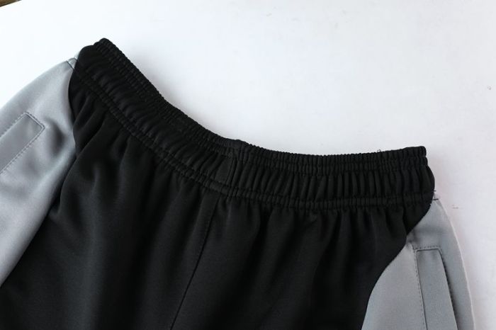 Adult Track Jacket and Pants Set Black/Gray #NJ02