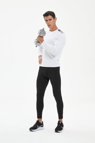 Men's Quick-dry Sports Fitness Top and Pants Set