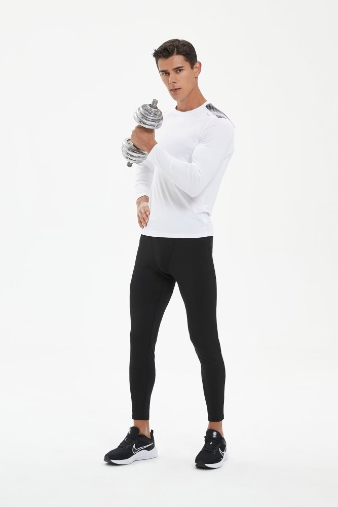 Men's Quick-dry Sports Fitness Top and Pants Set