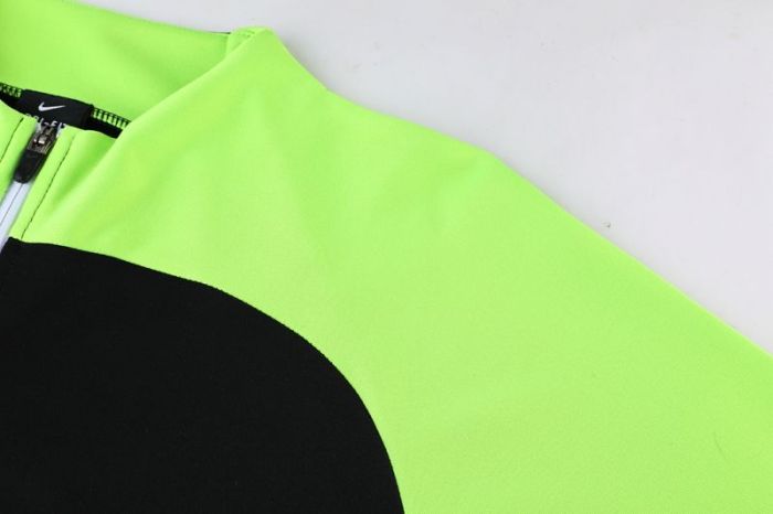 Adult Track Jacket and Pants Set Black/Green #NJ01
