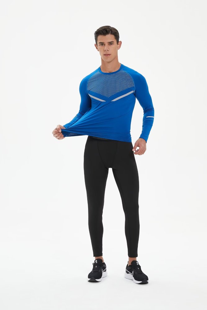 Men's Quick-dry Sports Fitness Top and Pants Set