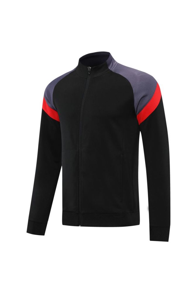 Adult Track Jacket and Pants Set Black/Purple #NJ02