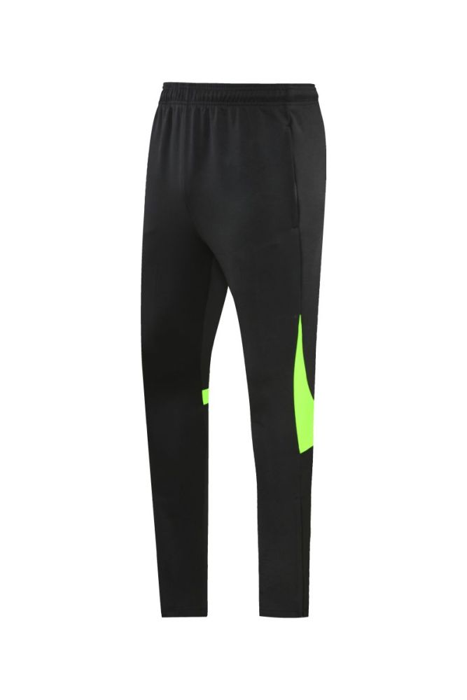 Adult Track Jacket and Pants Set Black/Green #NJ01