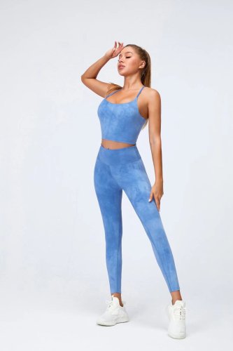 Womens Yoga Fitness Running Top and Pants Set L3035+L3033