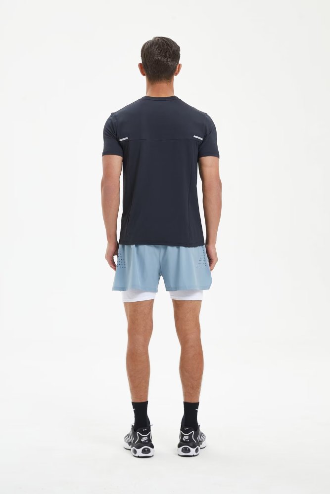 Men's Quick-dry Sports Fitness Shirt and Shorts Kit