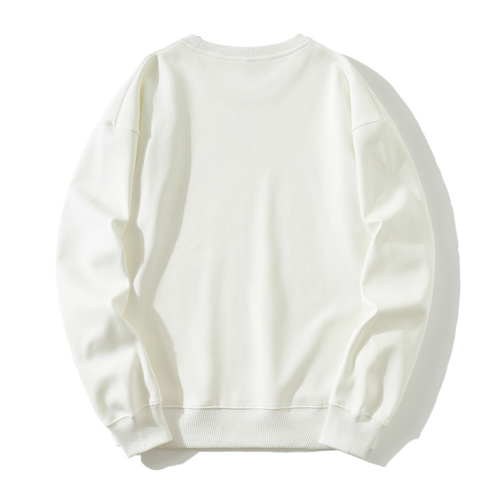 Adult Pure Cotton Sweatshirt White