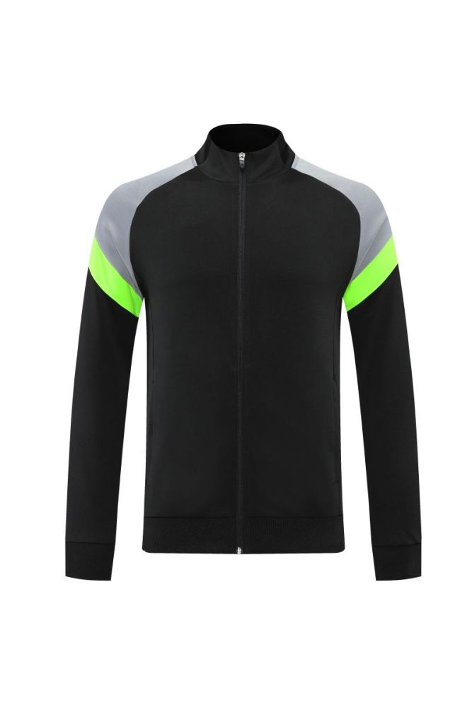 Adult Track Jacket and Pants Set Black/Gray #NJ02