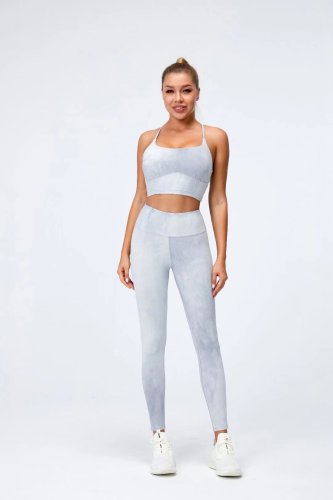 Womens Yoga Fitness Running Top and Pants Set L3032+L3031