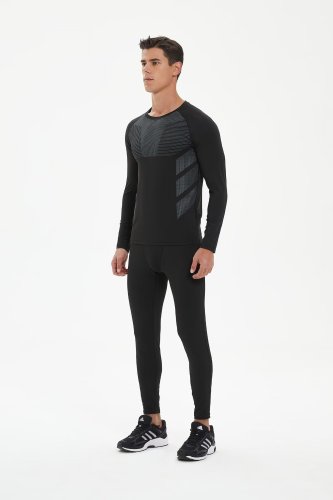Men's Quick-dry Sports Fitness Top and Pants Set