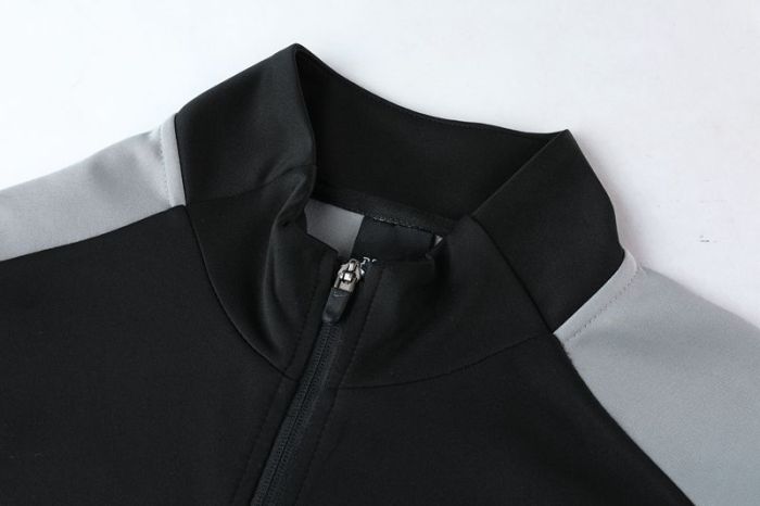 Adult Track Jacket and Pants Set Black/Gray #NJ02