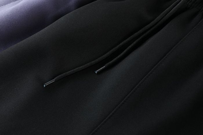 Adult Track Jacket and Pants Set Black/Purple #NJ02