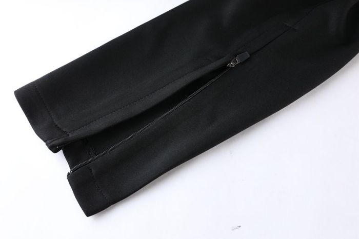 Adult Track Jacket and Pants Set Black/Gray #NJ02