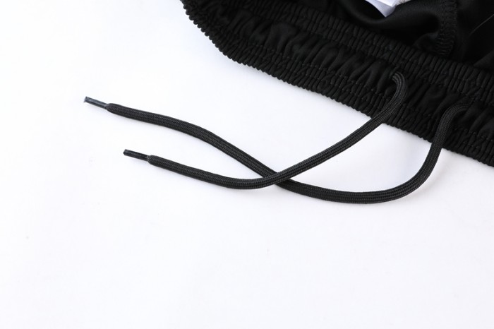 Adult Half-Zip Training Top and Pants Set Black #B201